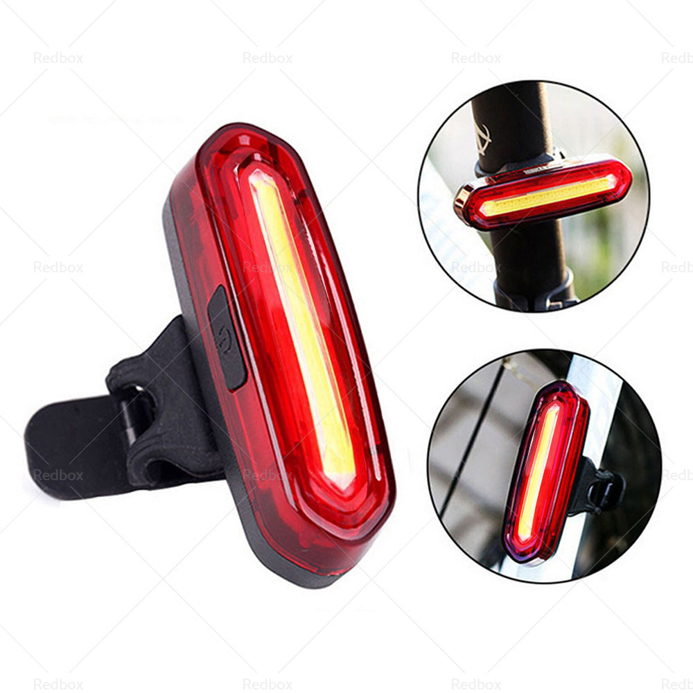 120 Lumens LED Bike Tail Light USB Rechargeable Powerful Bicycle Rear Light