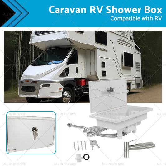 {{ Caravan RV Shower Box Kit External with Lock Exterior Camper Trailer Boat Marine }} - Buy Car Parts Online at {{ Kaka Auto Parts }}.