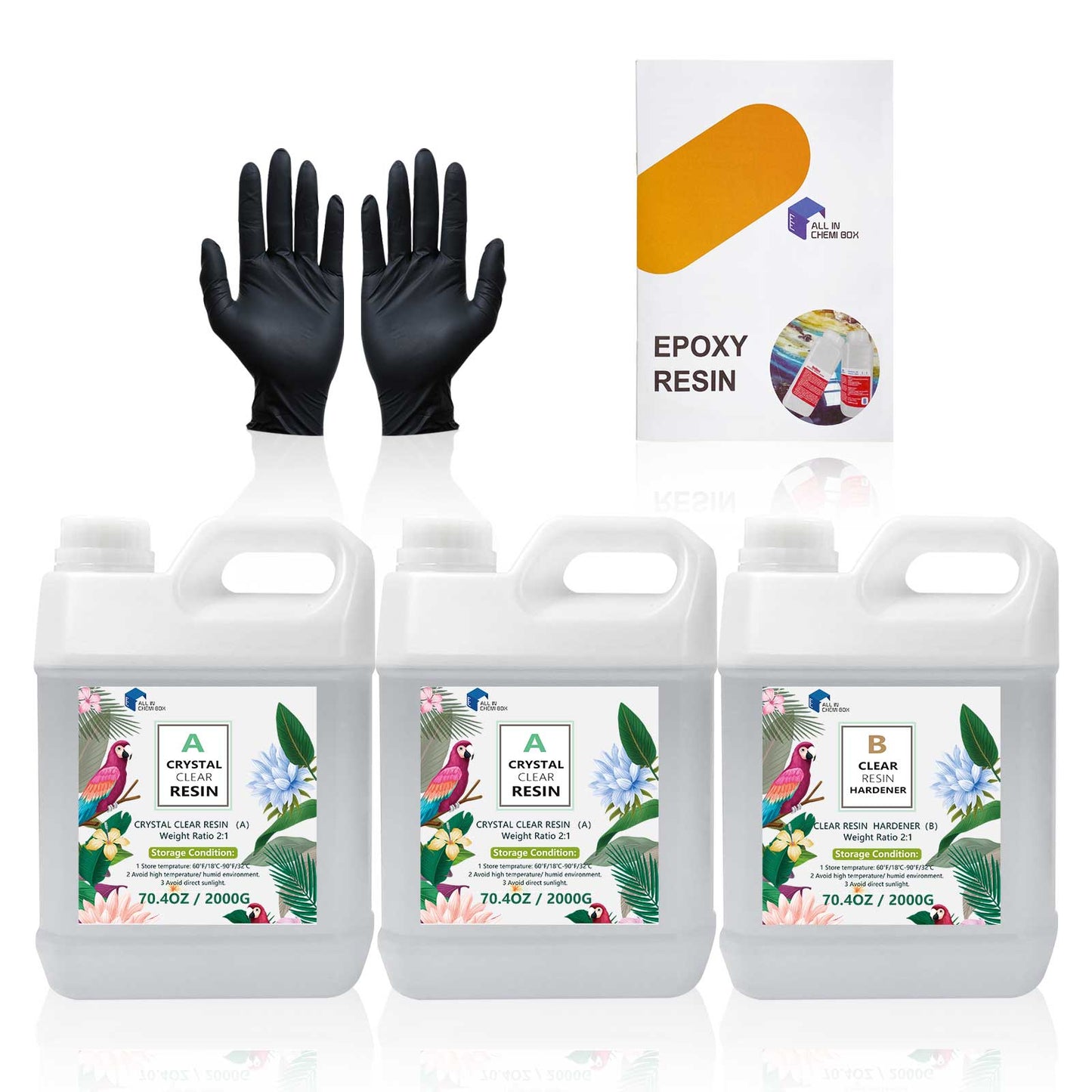6KG Epoxy Resin 2 1 AB Kit Art DIY UV Crafts Glass  and  Water Clear Epoxy Coating
