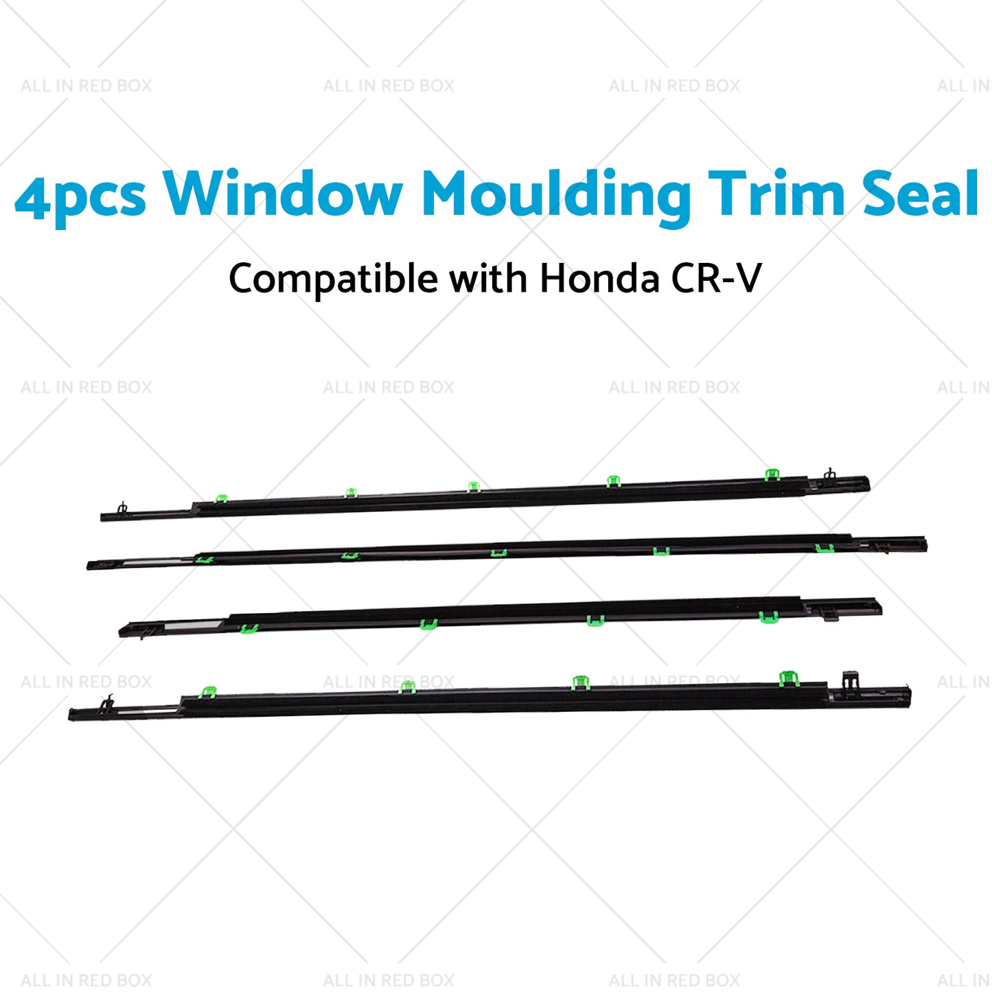 Black Weatherstrip Window Moulding Trim Seal Suitable For Honda CR-V CRV 07-11