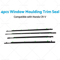 Black Weatherstrip Window Moulding Trim Seal Suitable For Honda CR-V CRV 07-11