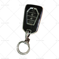 TPU Car Remote Key Fob Cover Suitable for Isuzu D-MAX MU-X MUX 4 Button Black