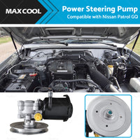Power Steering Pump with Pulley Suitable For Nissan Patrol GQ Y60 TD42 Diesel