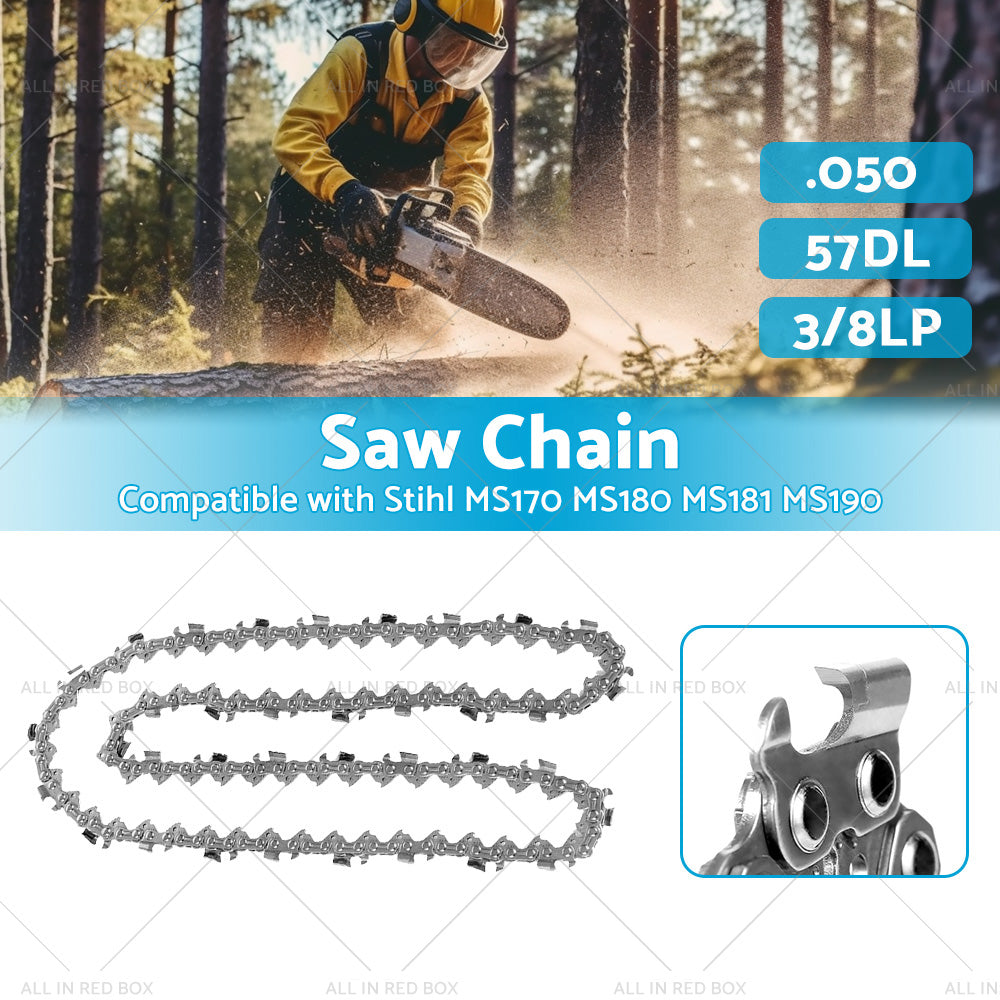 3 or 8LP. 050 57DL Semi Chisel Tungsten Carbide Chainsaw Chain Suitable for Stihl