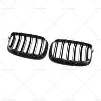 2pc Front Grill Grille Gloss Black Suitable for BMW E70 X5 E71 X6 2007-2013