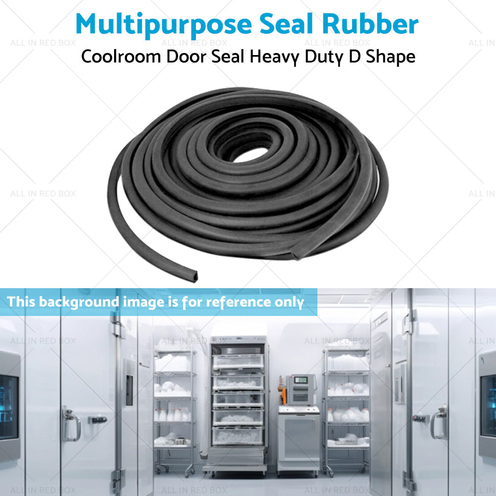 5m or 16x20mm Fridge Seals Rubber Door Gasket Coolroom Door Seal Heavy Duty D Shape