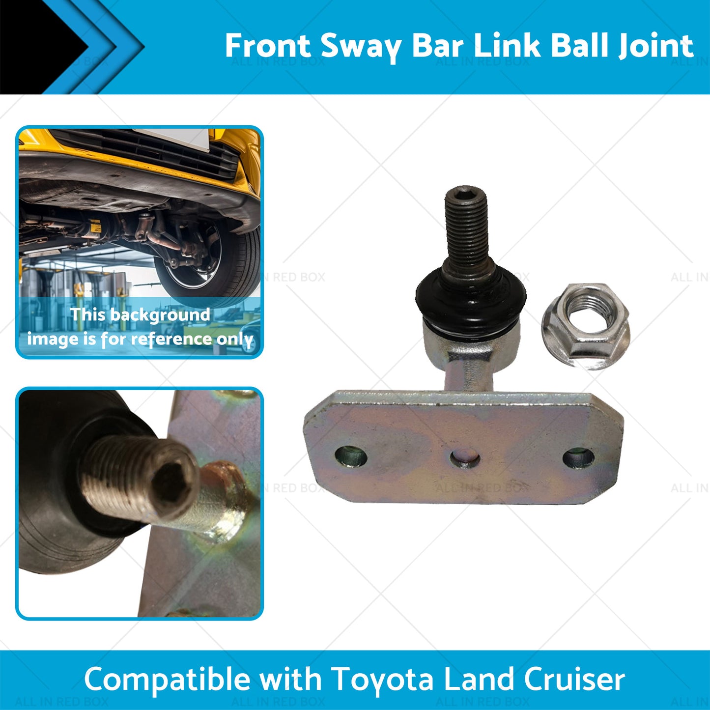 1x Front Sway Bar Link Suitable for 48802-60050 Toyota Land Cruiser 100 98-07