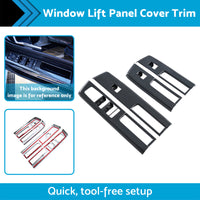 {{ 4x Window Lift Panel Cover Trim Suitable For Mitsubishi L200 Triton 23-25 Carbon }} - Buy Car Parts Online at {{ Kaka Auto Parts }}.