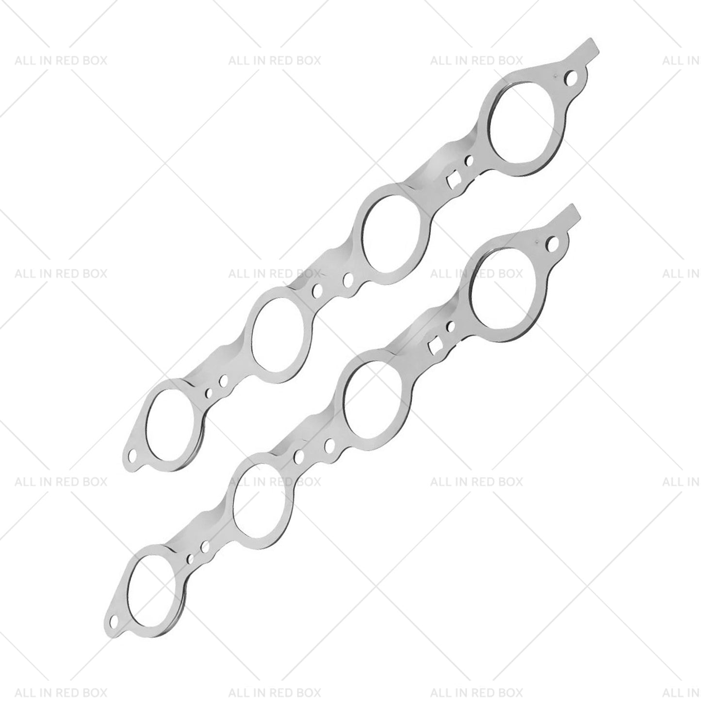 2PCS Exhaust Manifold Gasket Multi-Layer Steel Header Suitable For LS1 LS3 LSX