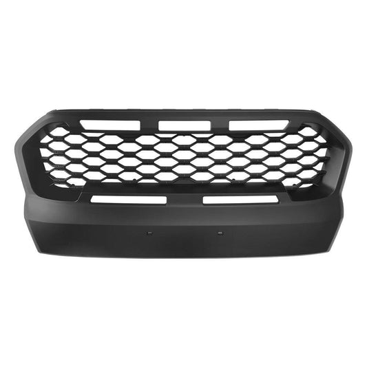 Matte Black Front Mesh Grill Suitable For Ford Ranger PX2 WT 2015-2018