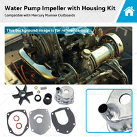 Water Pump Impeller with Housing Kit Suitable for Outboards Mercury Mariner