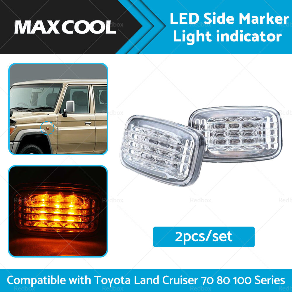 LED Side Marker Light indicator Suitable ForToyota Land Cruiser 70 80 100 Series