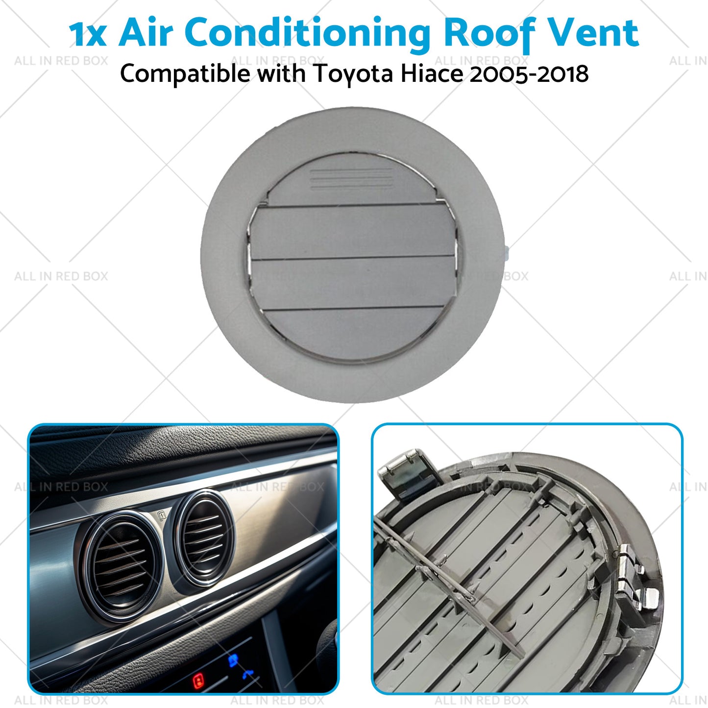 1x Air Conditioning Roof Vent Suitable For Toyota Hiace 2005-2018