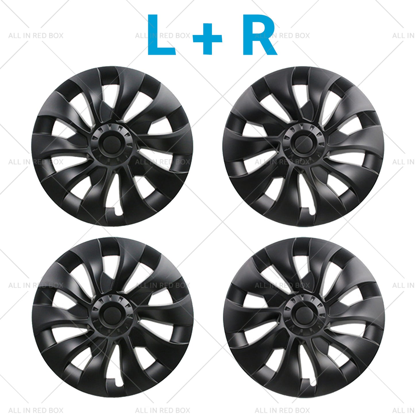 Suitable For Tesla Model 3 Wheel Cover Caps 18 Inch Rim Hubcap Hub Cap Set of 4