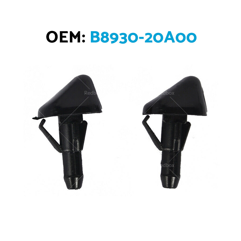 2 pcs Windscreen Bonnet Washer Jet Nozzle For Nissan Patrol GQ B8930-20A00 88-97