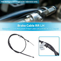 {{ Brake Cable RR LH Suitable For Mitsubishi Triton L200 2.8 3.0 K76T K77T 96-2007 }} - Buy Car Parts Online at {{ Kaka Auto Parts }}.