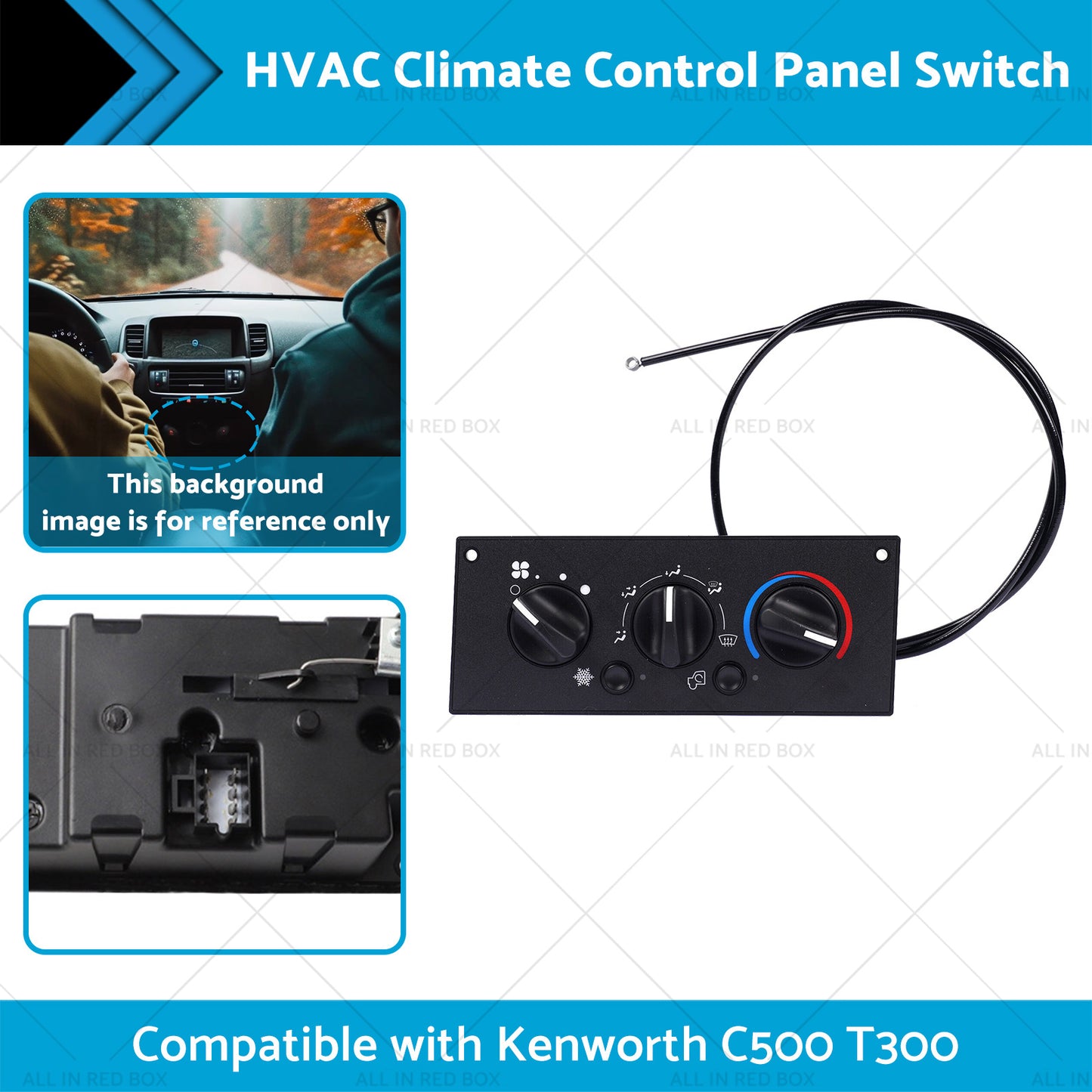 599-5511 HVAC Climate Control Panel Switch Suitable for Kenworth C500 T300 02-06