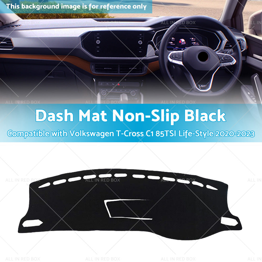 Non-Slip Dash Mat Suitable For Volkswagen T-Cross C1 85TSI Life-Style 2020-2023