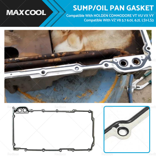 SUMP OIL PAN GASKET Suitable For HOLDEN COMMODORE VT VU VX VY VZ V8 LS1-LS3