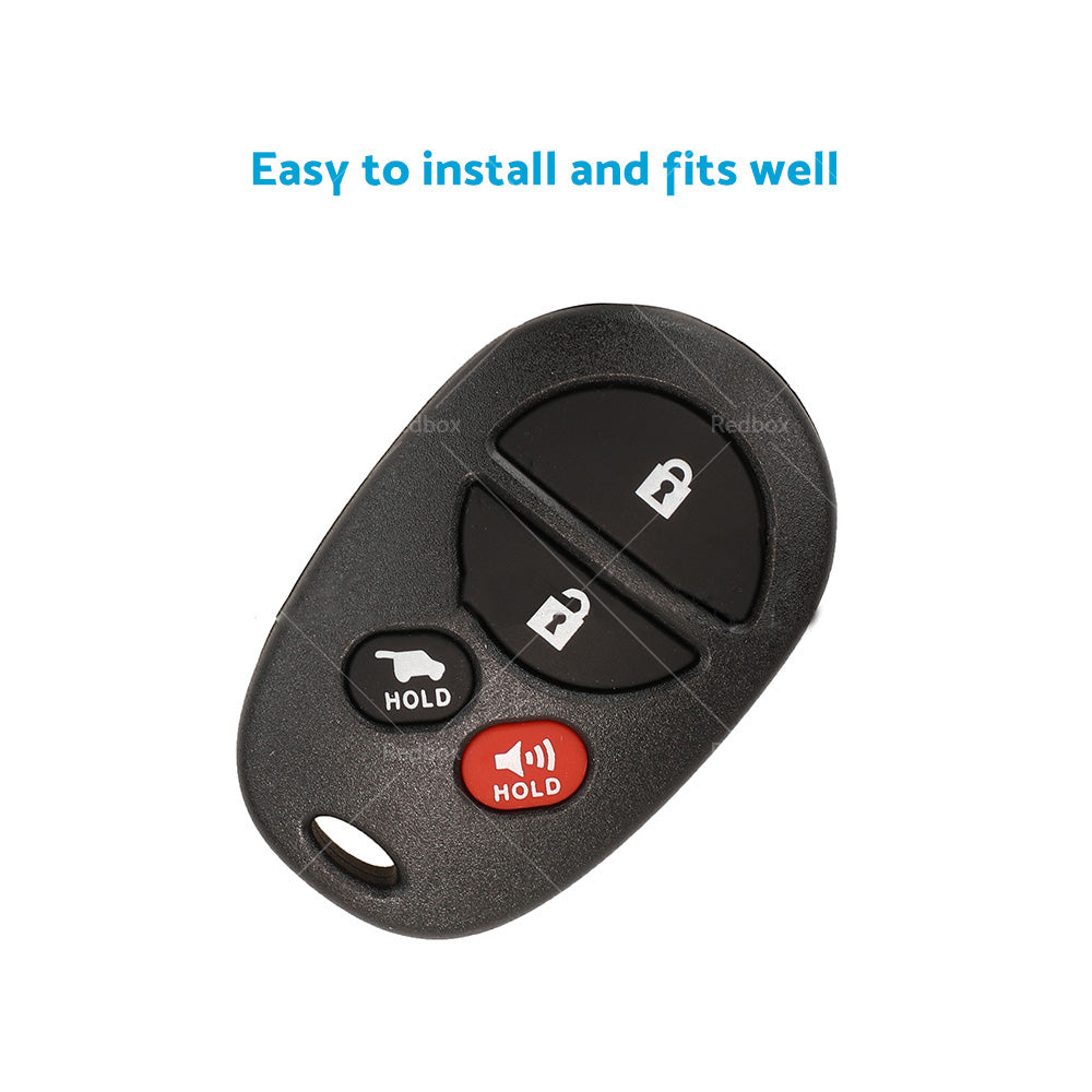 Remote Car Key with Battery 315 MHz Suitable for Toyota Aurion Kluger 2006-2013