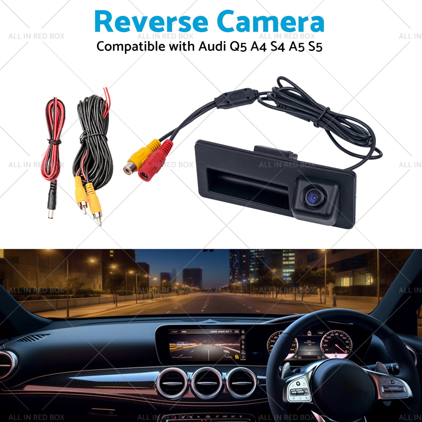 {{ Auto Reverse Parking Camera Suitable for Audi Q5 A4 S4 A5 S5 Handle strip }} - Buy Car Parts Online at {{ Kaka Auto Parts }}.