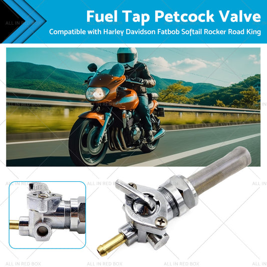 22mm Petcock Fuel Tap Valve Suitable For Harley Davidson Fatboy Softail Rocker