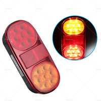 2x Trailer Lights 28 LED Tail Light Truck Camper UTE Caravan 4WD Stop Indicator