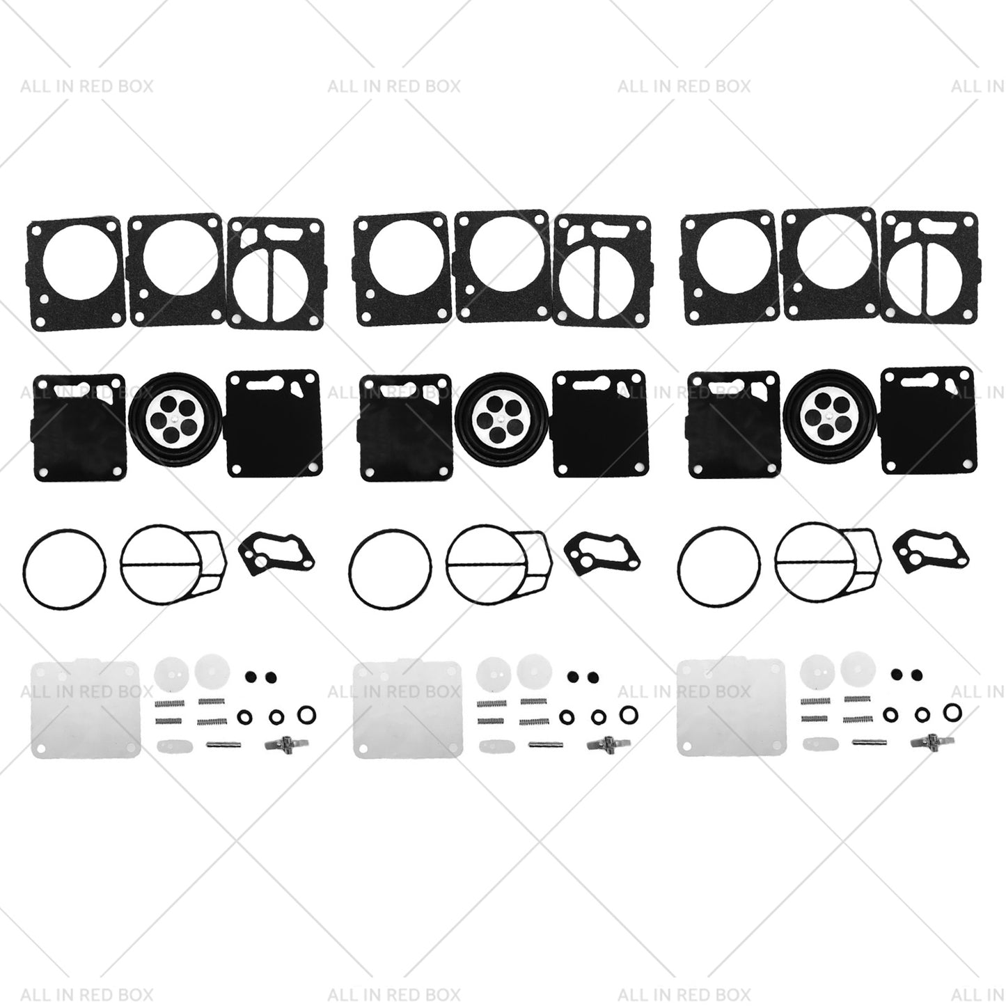 3x Carburetor Carb Rebuild Repair Kit Suitable Sea-Doo SP SPI SPX HX GS GSI GSX