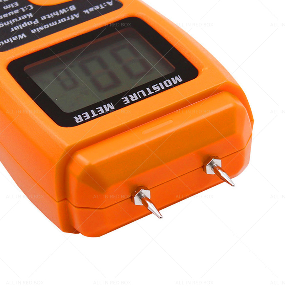 Wood Moisture Meter Damp Detector Digital LCD Timber Humidity Tester Analyzer