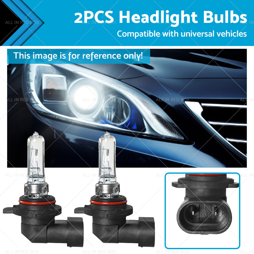 2PCS 9012 HIR2 PX22D Standard Headlight Bulb High Beam Kit Globes Headlamp