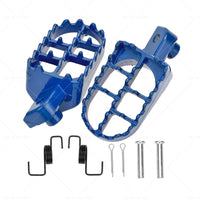 Blue FOOT PEG FOOTREST ASSEMBLY FOOTPEG Suitable For YAMAHA PW50 PY50 PEEWEE