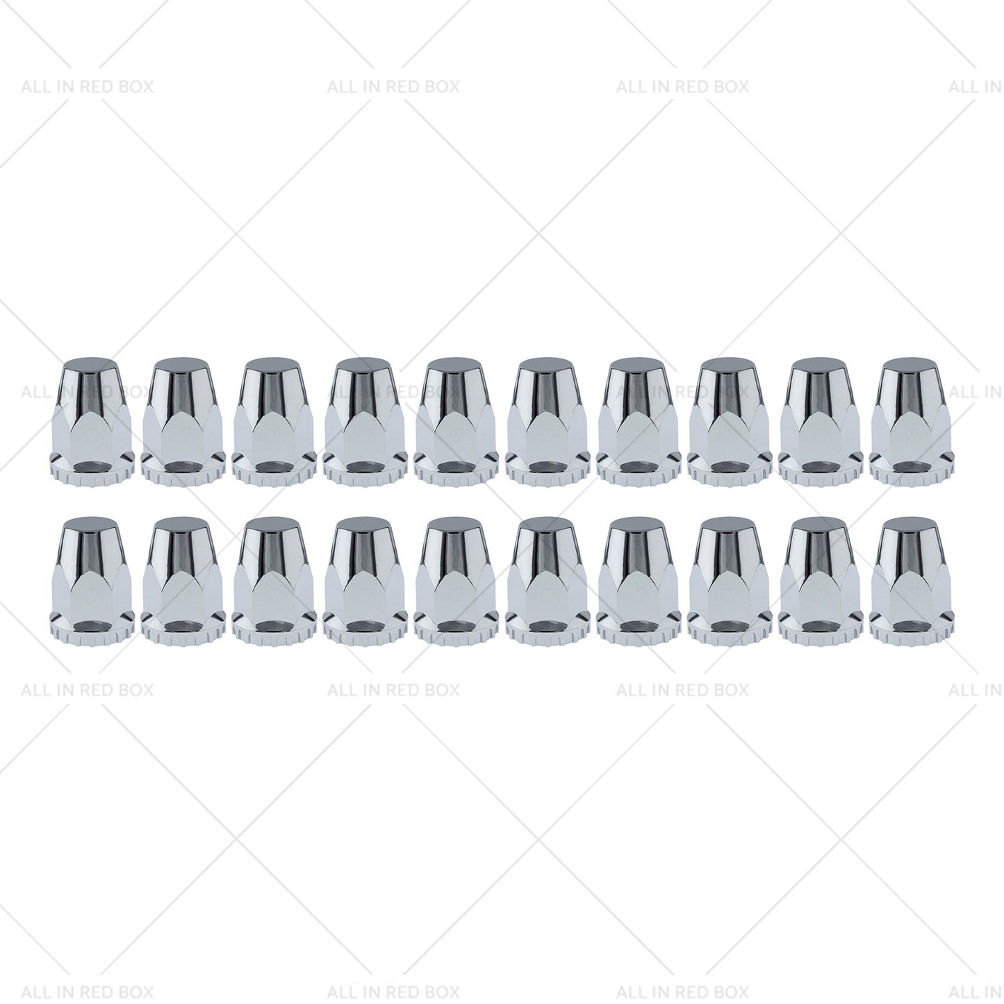 20x Nut Covers Screw Chrome 33mm Suitable for Kenworth Freightliner Western Star