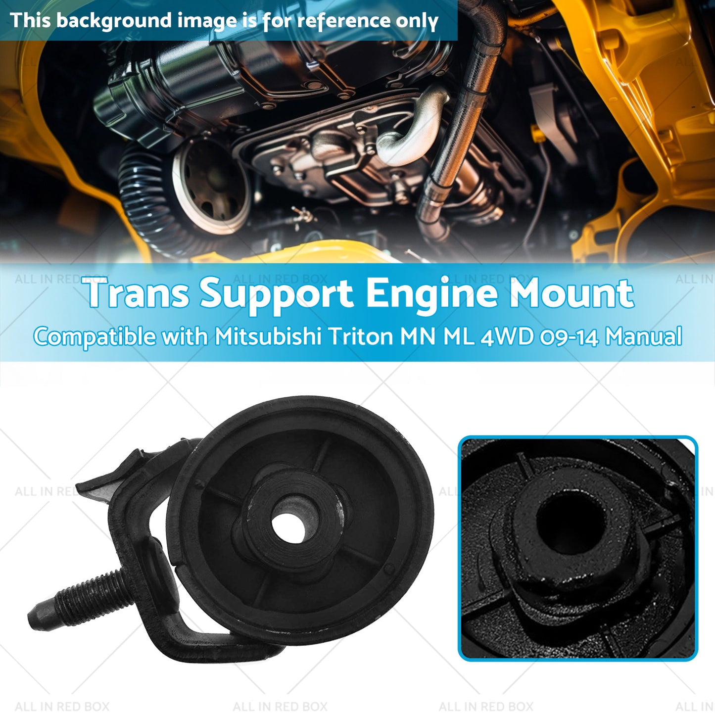 Trans Support Engine Mount Suitable for Mitsubishi MN ML Triton 4WD 09-14 Manual