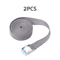 2/4pcs Metal Buckle Cam Tie Down Strap Heavy Lugga Cargo Ratchet Lashing Rope 2M