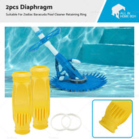 2PCS Diaphragm Cassette Suitable For Zodiac Baracuda Pool Cleaner Retaining Ring