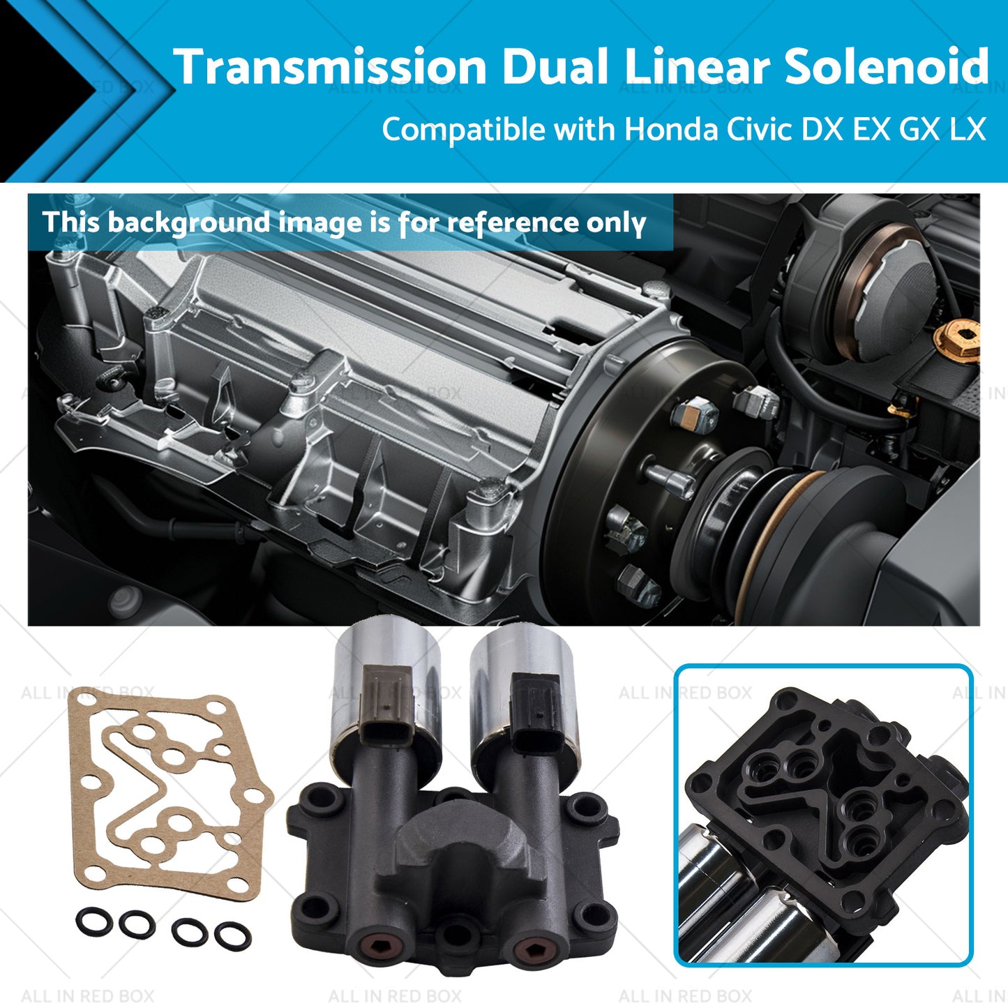 Transmission Dual Linear Solenoid Suitable for Honda Civic DX EX GX LX 2006-2011