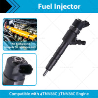 Fuel Injector Suitable for 4TNV88C 3TNV88C Engine 129A00-53100 0445110463