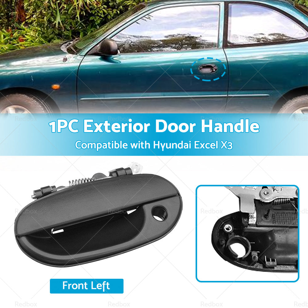 FRONT LH Left OUTER Door Handle  Bolt Type  Suitable for Hyundai Excel X3 97-00