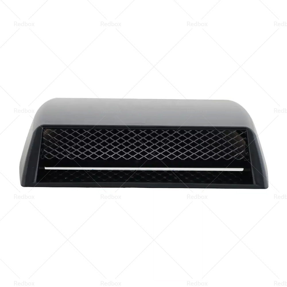 Universal Car Air Flow Intake Scoop Bonnet Hood Cover Black ABS Plastic