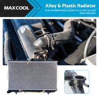 Radiator For Hyundai Excel Accent X3 Auto Manual 1. 5i Petrol G4EK 1994-2000