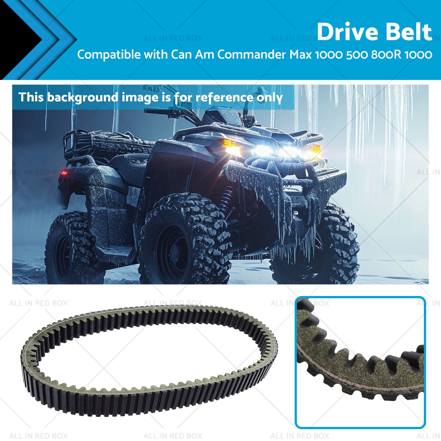 420280360 Drive Belt Suitable for Can Am Commander Max 1000 500 800R 1000 11-17