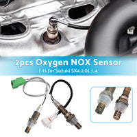 2x Front  and  Rear Oxygen NOX Sensor 234-9033 234-4165 for Suzuki SX4 2. 0L 08-09