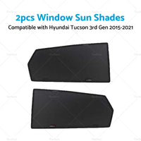 2PCS Rear Car Window Sun Shades Suitable For Hyundai Tucson 3rd Gen 2015-2021