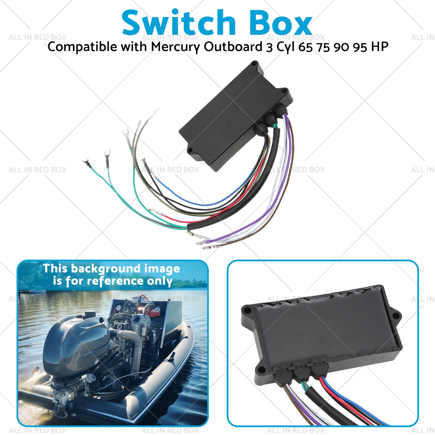 18495A32 Switch Box Suitable for Mercury Outboard 3 Cyl 65 75 90 95 HP 93-97