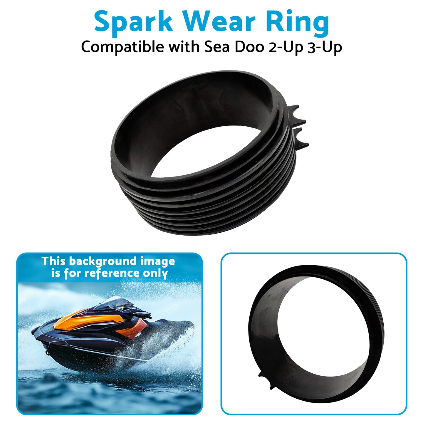 {{ 267-000-617 Spark Wear Ring Suitablefor Sea Doo 2-Up 3-Up 900 HO Ace Trixx 14-20 }} - Buy Car Parts Online at {{ Kaka Auto Parts }}.