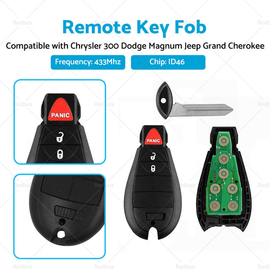 Suitable For Chrysler 300 Dodge Magnum Jeep Grand Cherokee Remote Key Fob