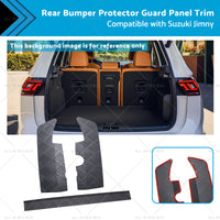 Bumper Protector Guard Panel Trim Alloy Rear Suitable for Suzuki Jimny 19-23