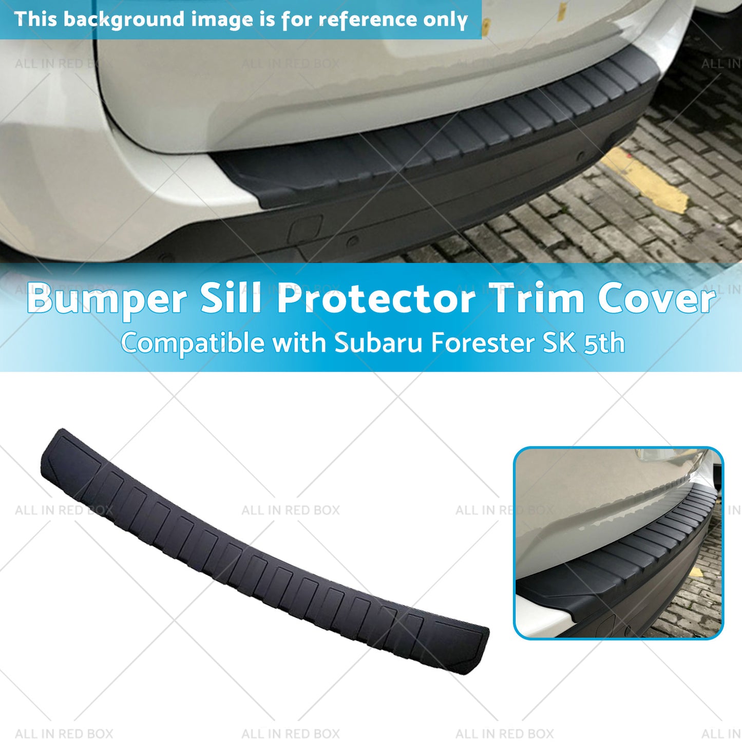 Bumper Sill Protector Trim Cover Suitable for 18-23 Subaru Forester SK 5th