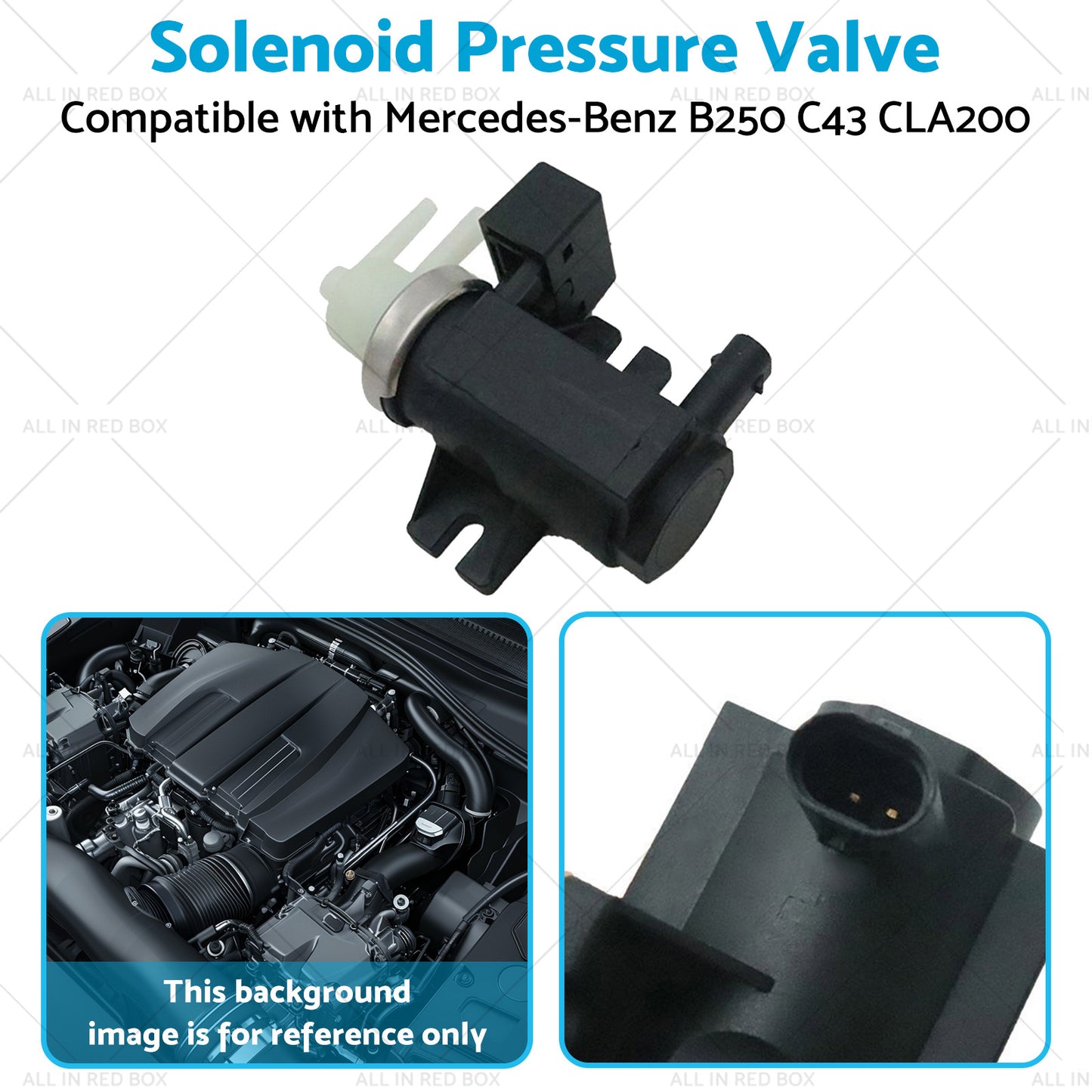 Solenoid Pressure Valve Suitable for Mercedes-Benz B250 C43 CLA200 A0081535428