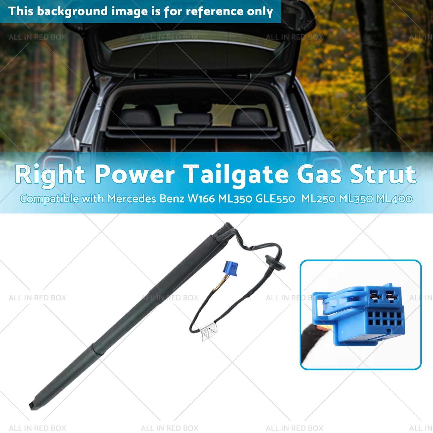 Power Hatch Tailgate Rear Right Gas Strut Suitable for Mercedes Benz W166 ML350